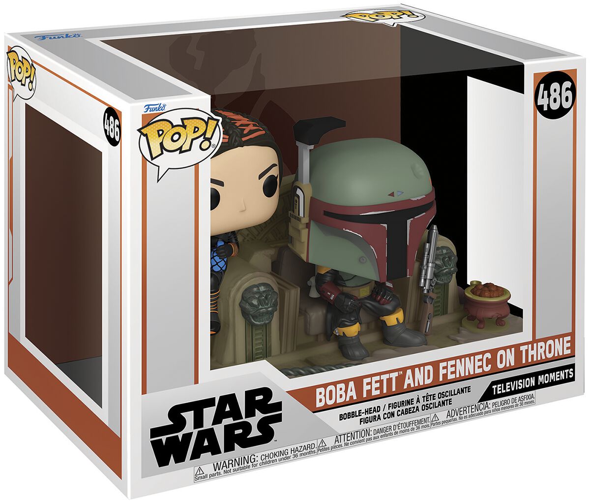 FUNKO POP MOMENT: MANDALORIAN - BOBA FETT & FENNEC SHAND