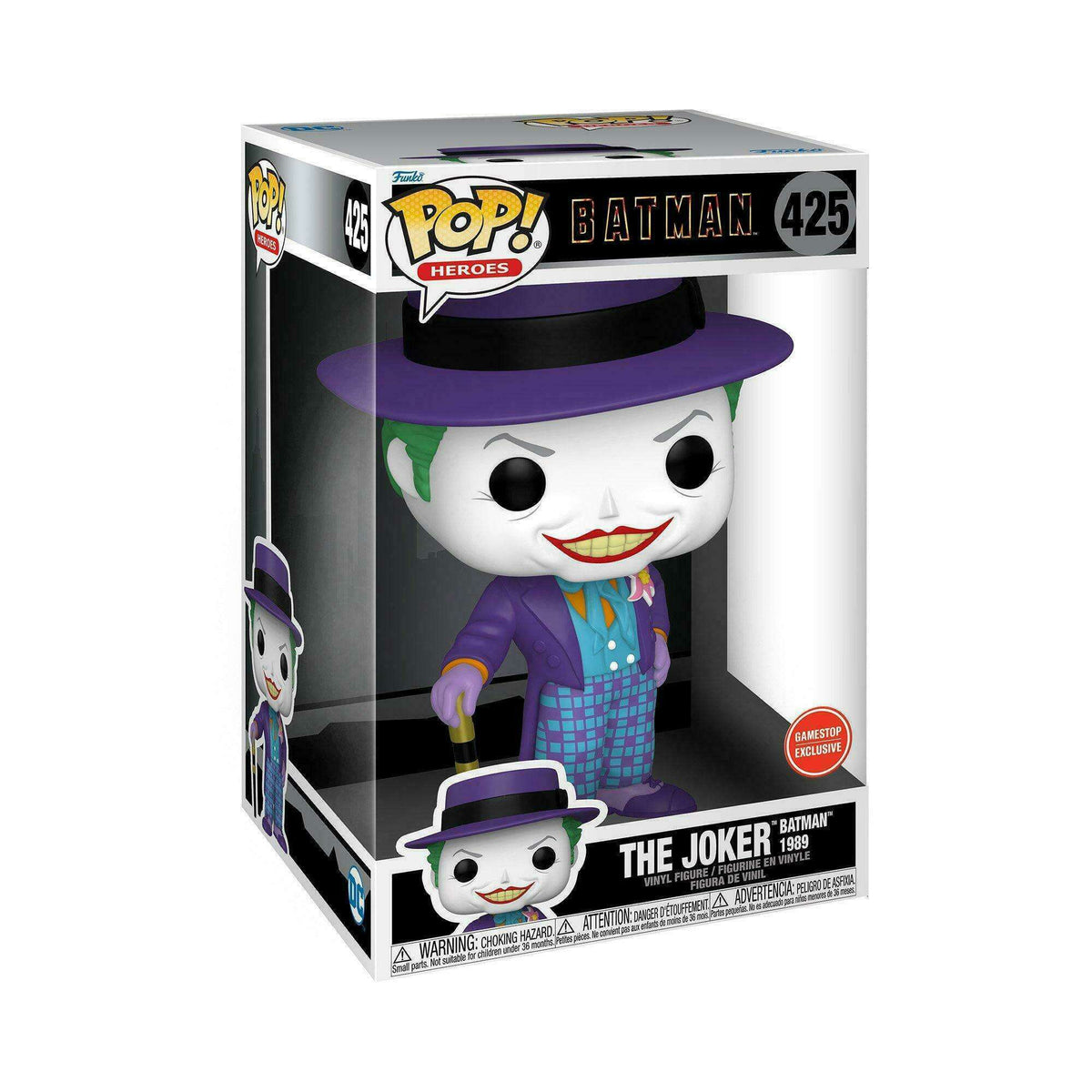 FUNKO POP MOVIES: BATMAN - THE JOKER 10" (EXC)