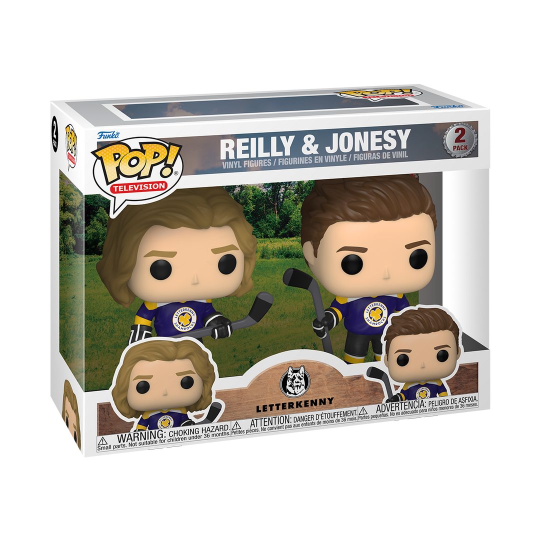 FUNKO POP TELEVISION: LETTERKENNY - 2PK REILLY & JONESY IN JERSEYS
