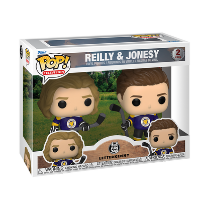 FUNKO POP TELEVISION: LETTERKENNY - 2PK REILLY & JONESY IN JERSEYS