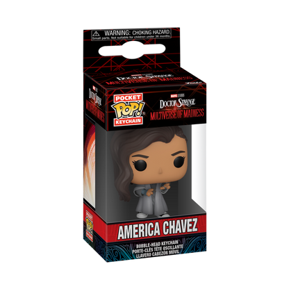 FUNKO POCKET POP KEYCHAIN Doctor Strange in the multiverse of madness America Chavez obesek