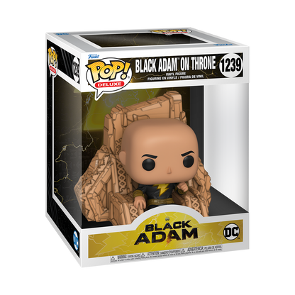 FUNKO POP DELUXE: BLACK ADAM - BLACK ADAM ON THRONE