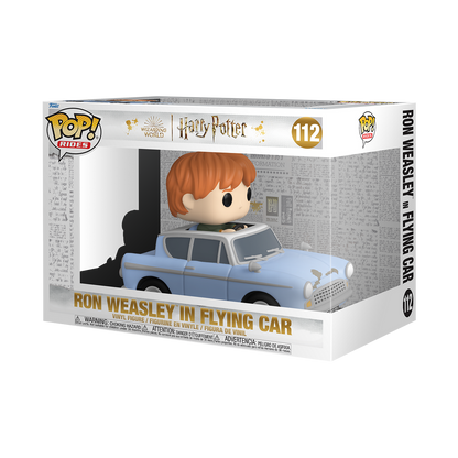 FUNKO POP RIDE SUP DLX: HARRY POTTER COS 20TH- RON WEASLY IN FLYING CAR