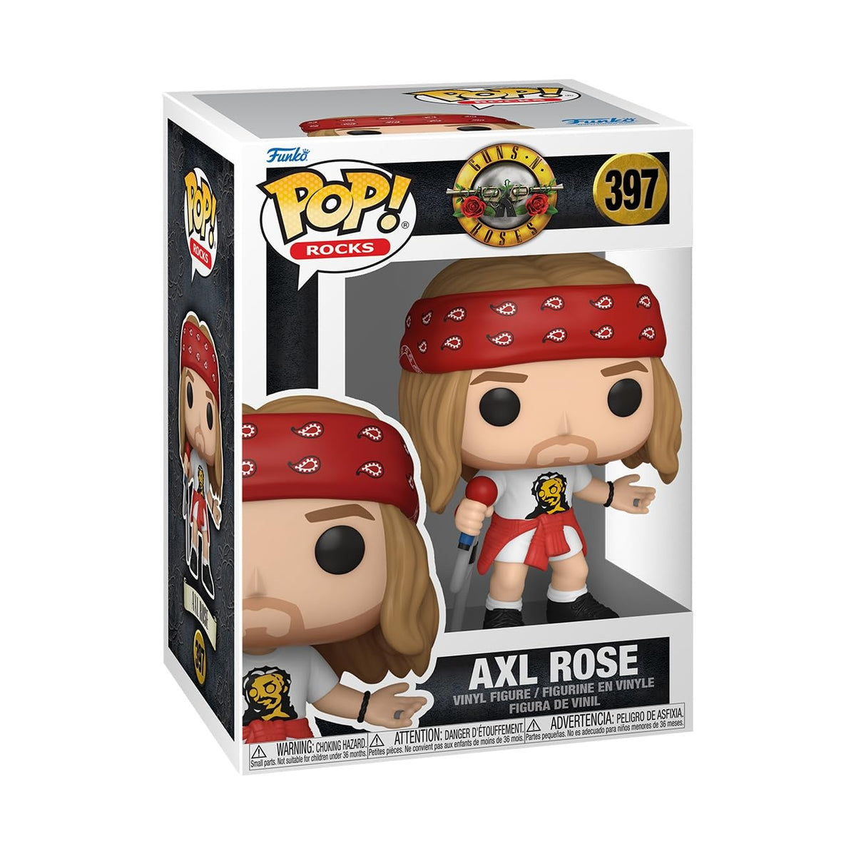 FUNKO POP ROCKS: GUNS N' ROSES - AXL ROSE (1992) W/ CHASE