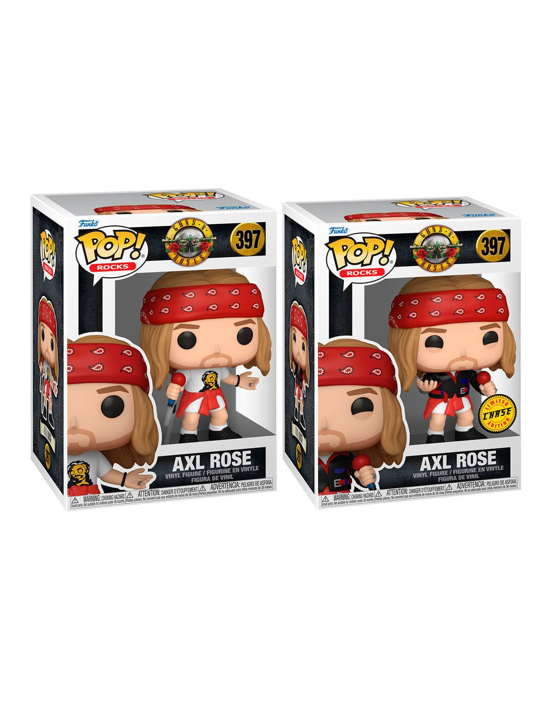 FUNKO POP ROCKS: GUNS N' ROSES - AXL ROSE (1992) W/ CHASE