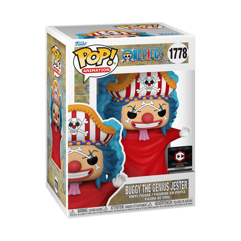 FUNKO POP ANIMATION: ONE PIECE - BUGGY (POST TIME-SKIP)