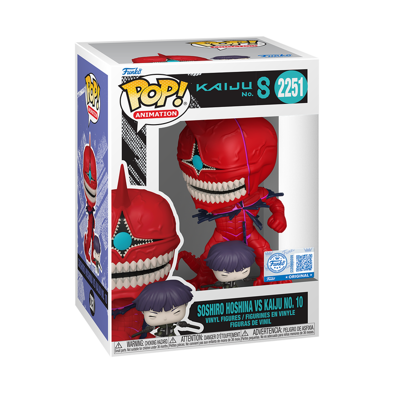 FUNKO POP ANIMATION: KAIJU NO. 8 - HOSHINA & KAIJU NO. 10