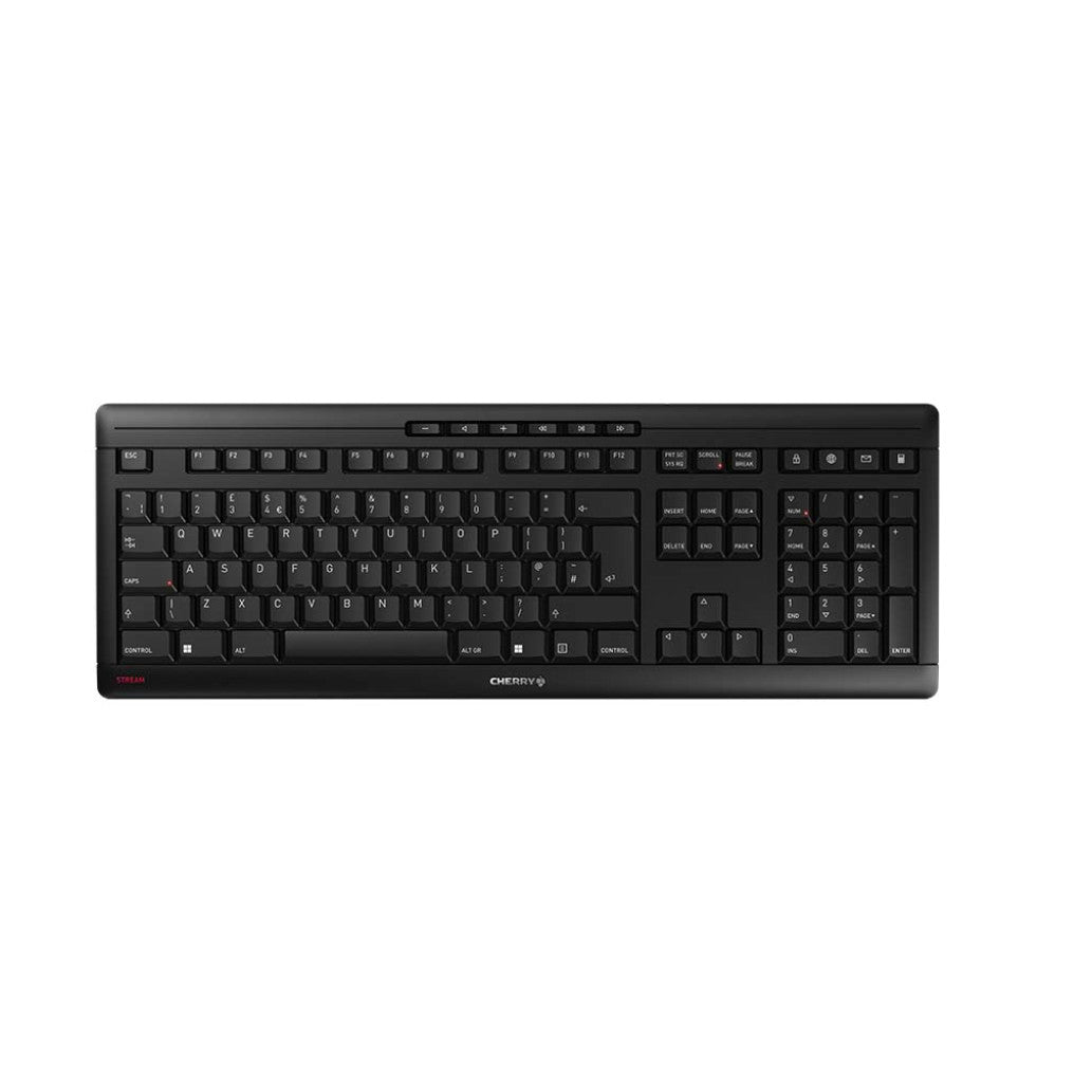 Tipkovnica brezžična Cherry Stream US international | SLO gravura črna (JK-8550GB-2)