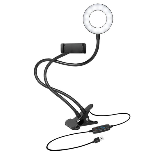 Selfie LED svetlobni obroč Logilink za pametni telefon z nosilcem/sponko (AA0150) EOLS-P