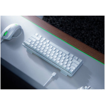 Tipkovnica Razer Huntsman Mini Mercury Clicky Optical Switch US SLO gravura