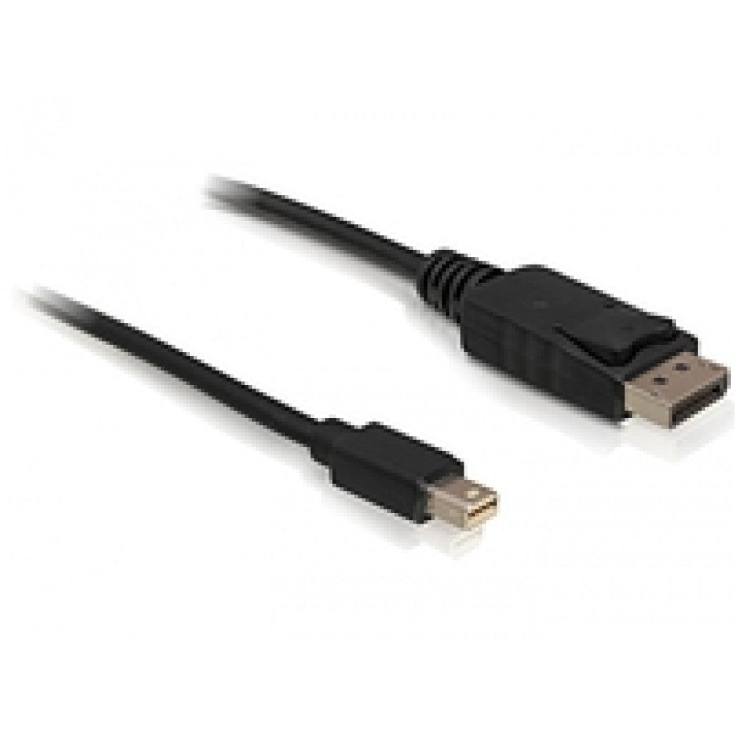 Kabel DisplayPortmini(m)=>DisplayPort(m) v1.2 3,00m 4K/60Hz črn Delock (82699)