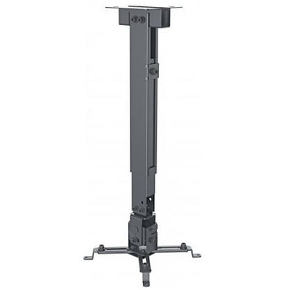 Nosilec stenski za projektor MANHATTAN, 20kg, 43-65 cm, naklon ±15 - črn