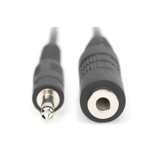 Kabel Audio 3,5mm M => 3,5mm Ž podaljšek 2,50m Digitus (AK-510200-030-S)