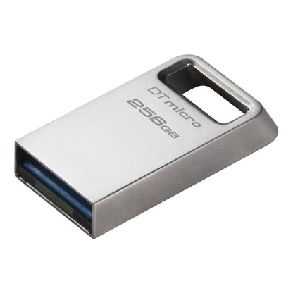 Spominski ključek 256GB USB 3.2 Kingston DT Micro 200MB/s - kovinski/micro/srebrn (DTMC3G2/256GB)