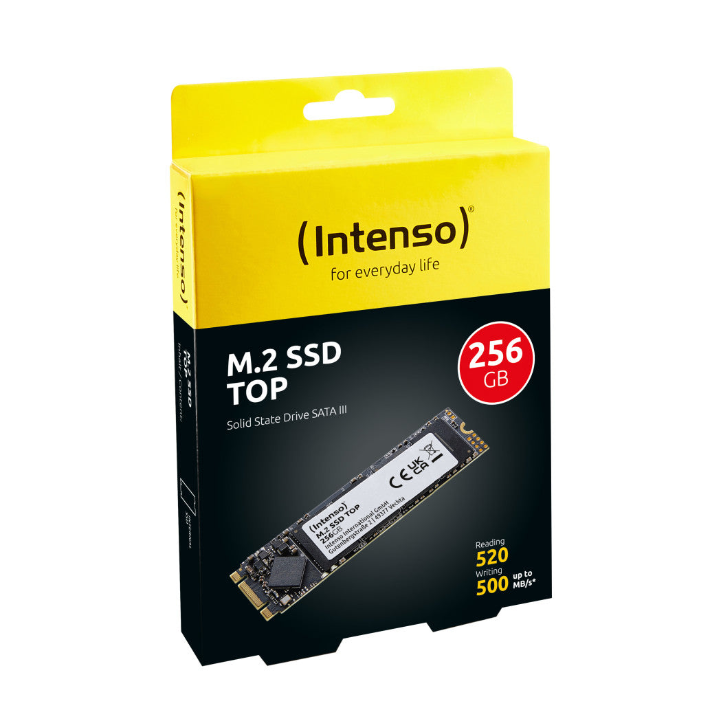 Disk SSD M.2 SATA3 256GB Intenso TOP 2280 520/400MB/s (3832440)