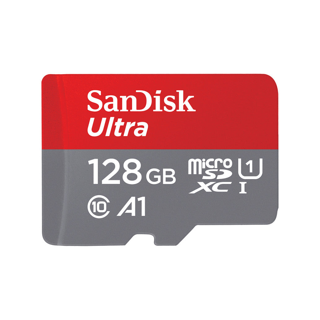 Spominska kartica microSDXC 128GB Sandisk Ultra 100MB/s/60MB/s U1 UHS-I A1 +adapter (SDSQUNR-128G-GN3MA)