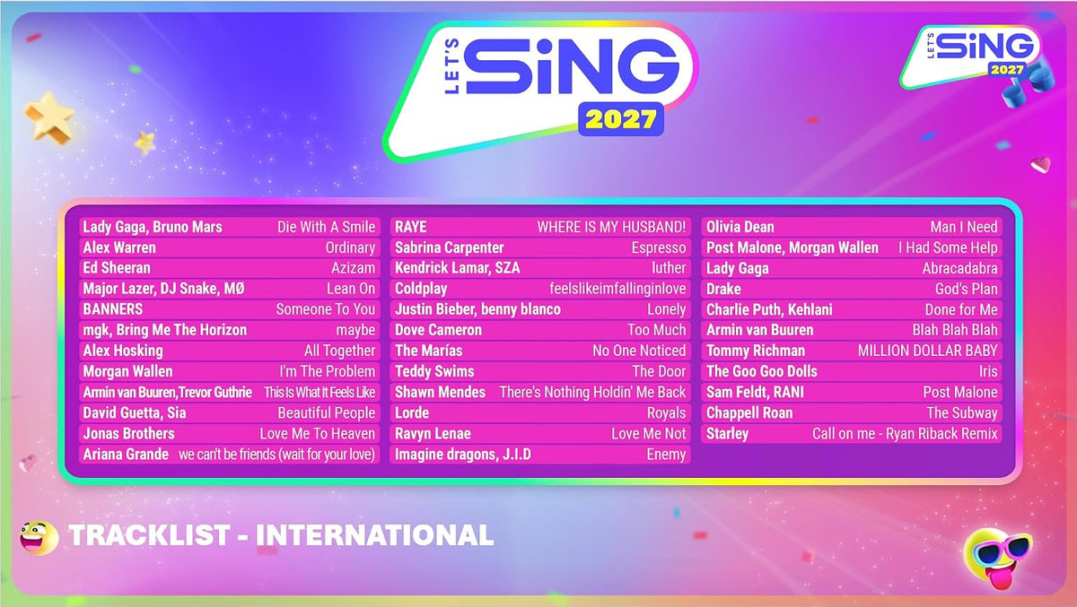 Let's Sing 2027 - 2 Mic Bundle (Playstation 5)