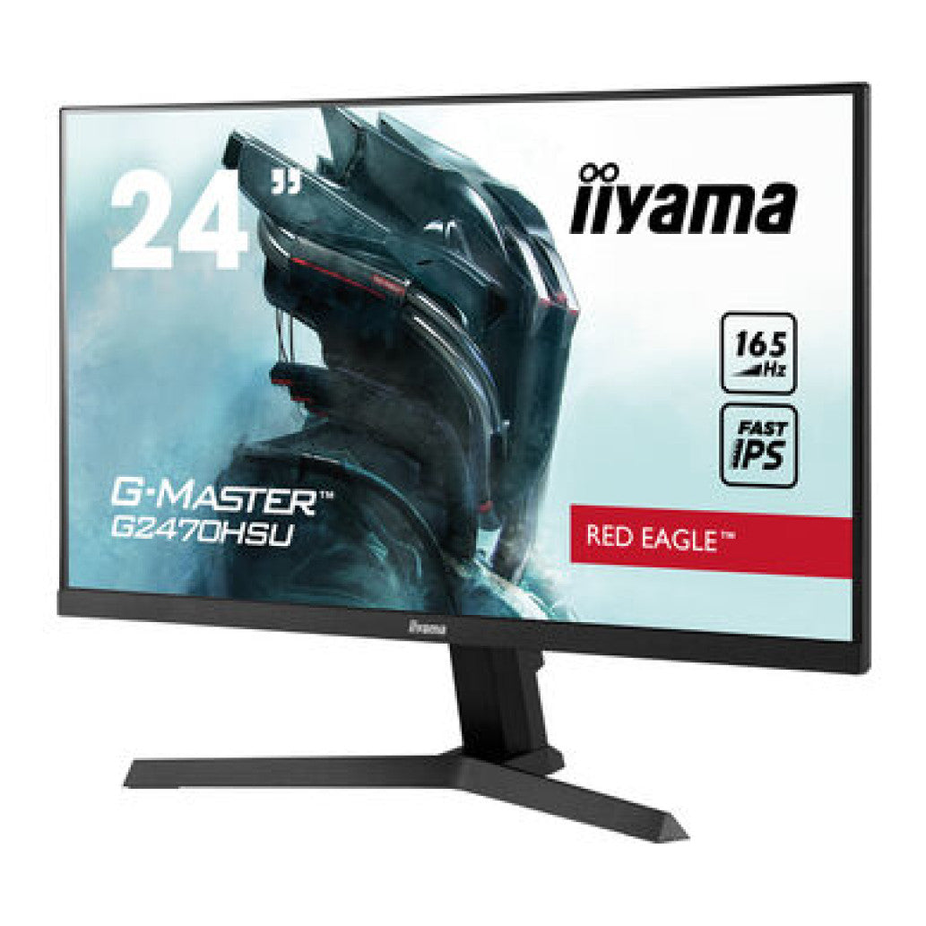Monitor Iiyama 60,5 cm (23,8") GB2466HSU-B1 1920x1080 Curved Gaming 165Hz VA 1ms 2xHDMI DisplayPort 2xUSB2.0 HAS Zvočniki  FreeSync Premium