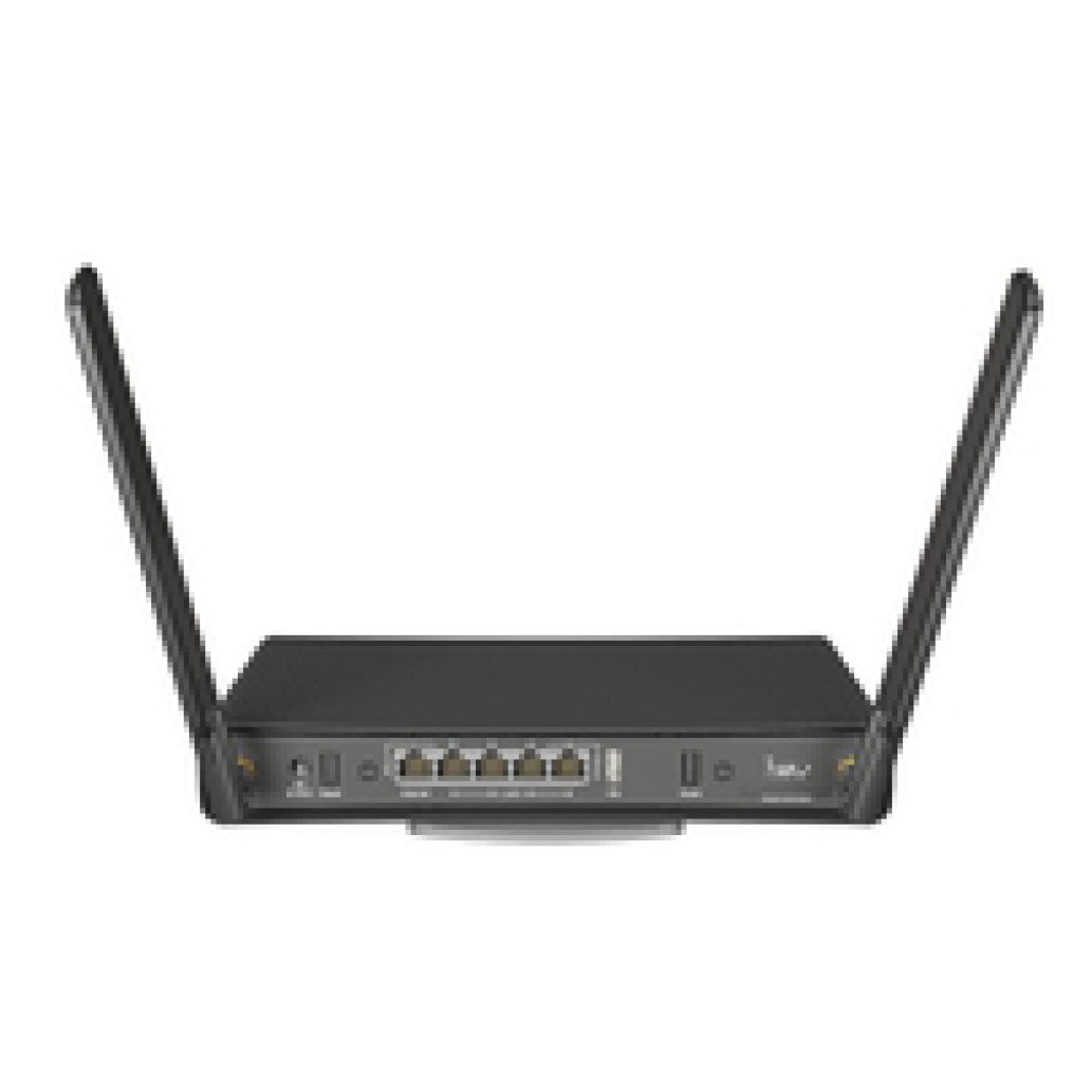 Usmerjevalnik brezžični Mikrotik hAP ac³ WiFi5 802.11ac AC1200 867Mbit/s 3G/4G USB dongle dualband 5xLAN 2x antena (RBD53IG-5HACD2HND)