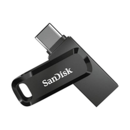 Spominski ključek 32GB USB-C/A USB3.2 Sandisk Ultra Dual Go 150MB/s plastičen vrtljiv črn (SDDDC3-032G-G46)