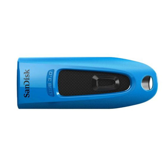 Spominski ključek 64GB USB 3.2 Sandisk Ultra 100MB/s plastičen izvlečni moder (SDCZ48-064G-U46B)
