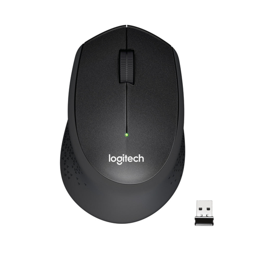 Miš Logitech brezžična optična M330 črna silent plus (910-004909)