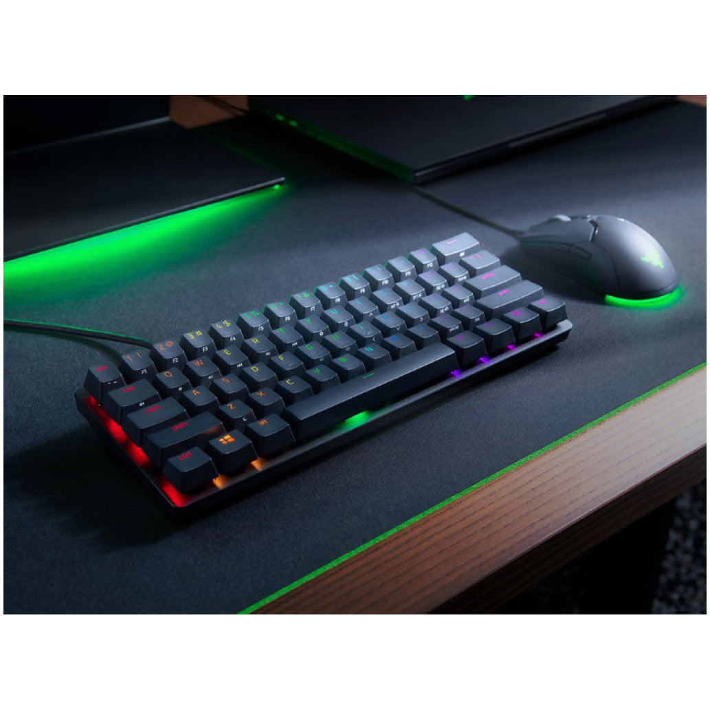 Gaming Tipkovnica Žična Razer Huntsman Mini Mercury US international | SLO gravura črna RGB (RZ03-03390200-R3M1)