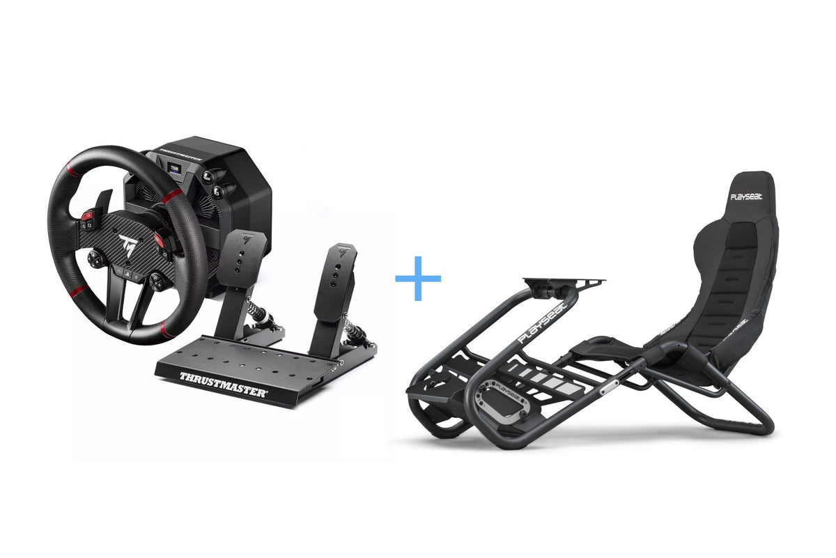 BUNDLE - THRUSTMASTER T598 PC/PS4/PS5 + PLAYSEAT TROPHY - BLACK