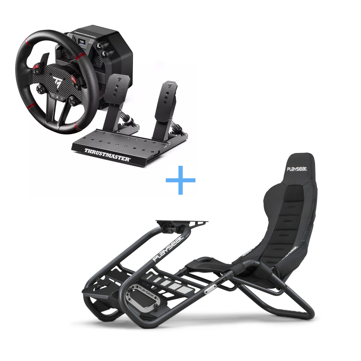 BUNDLE - THRUSTMASTER T598 PC/PS4/PS5 + PLAYSEAT TROPHY - BLACK