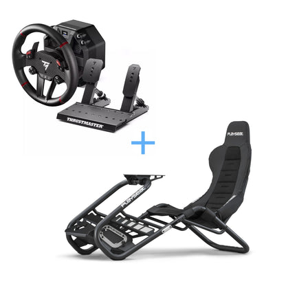 BUNDLE - THRUSTMASTER T598 PC/PS4/PS5 + PLAYSEAT TROPHY - BLACK