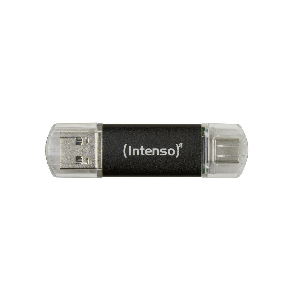 Spominski ključek 32GB USB 3.2/USB-C Intenso Twist Line 70MB/s - plastičen/s pokrovčkom/črn (3539490)