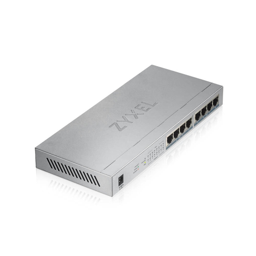 STIKALO 8-PORT ZyXEL 100/1000 PoE+ (GS1008HP-EU0101F)