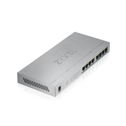 STIKALO 8-PORT ZyXEL 100/1000 PoE+ (GS1008HP-EU0101F)