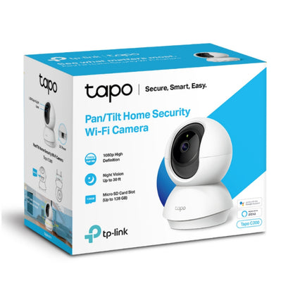 Notranja nadzorna kamera TP-Link 2 MP WiFi micro-SD napajalnik samostoječa dvosmerna komunikacija (Tapo C200)