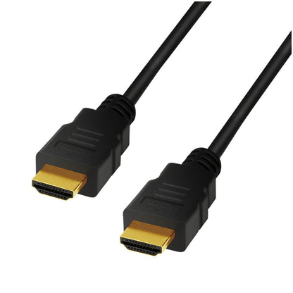 Kabel HDMI(m)=>HDMI(m) v2.1 3,00m 8K/60Hz 4K/120Hz pozlačeni kontakti črn LogiLink (CH0079)