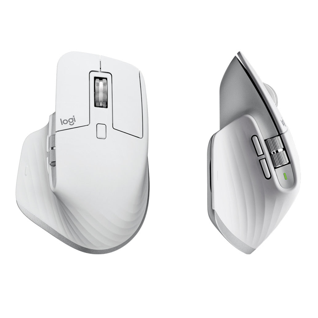 Miš brezžična + Bluetooth Logitech MX Master 3S Performance 8000DPI Unifying svetlo siva (910-006560)
