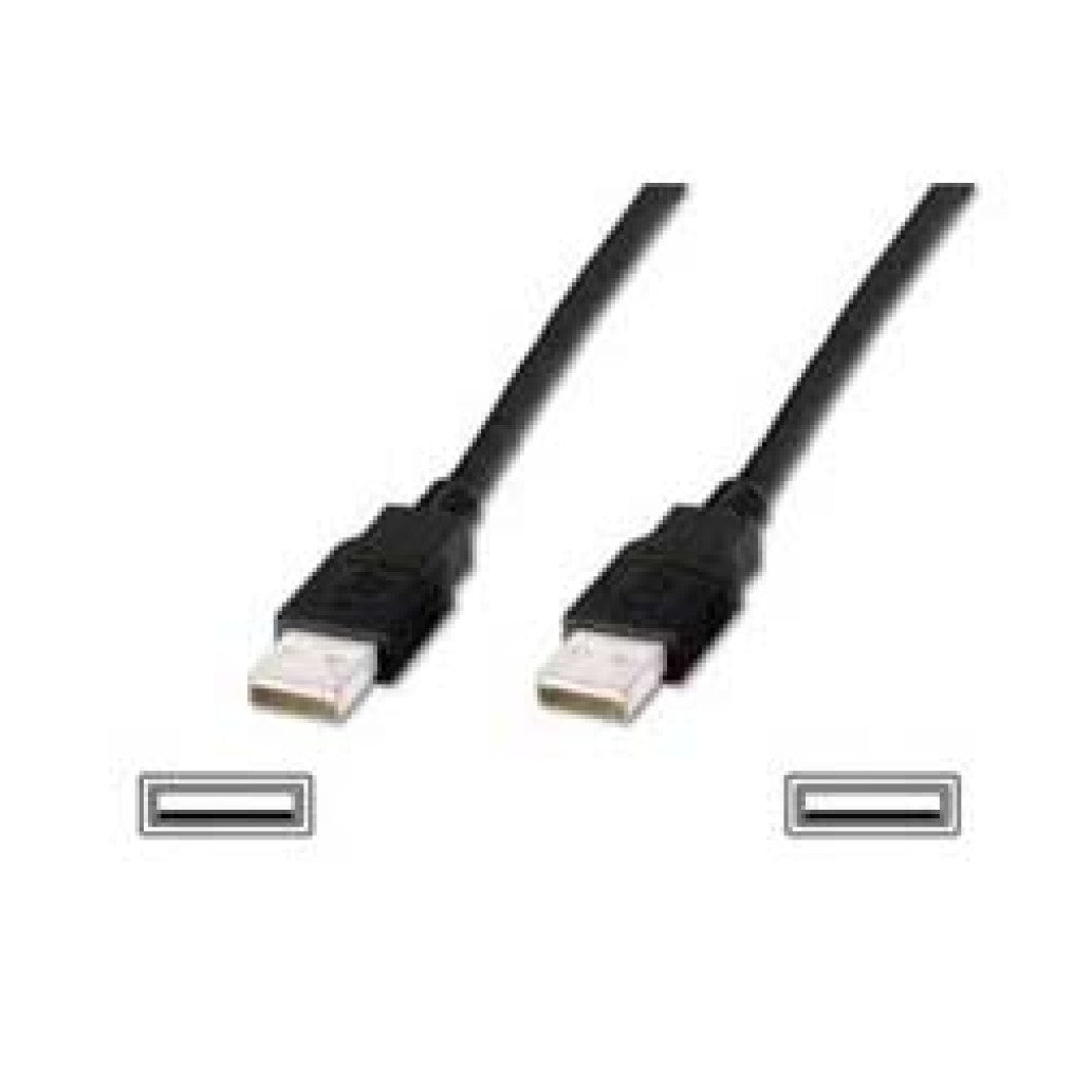 Kabel USB 2.0 A => A 5,00m Digitus dvojno oklopljen