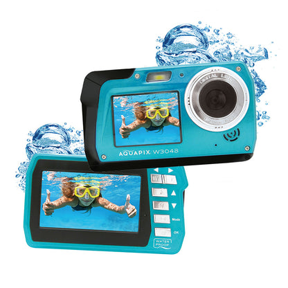 Aquapix podvodni digitalni fotoaparat W3048 EDGE modra - EASYPIX10075