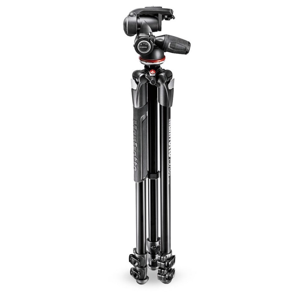 Manfrotto 290 XTRA ALU FOTO STOJALO s 3 WAY glava z RC2 Quick release MH804-3W ČRN - MK290XTA3-3W