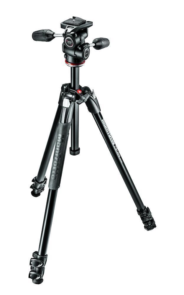Manfrotto 290 XTRA ALU FOTO STOJALO s 3 WAY glava z RC2 Quick release MH804-3W ČRN - MK290XTA3-3W