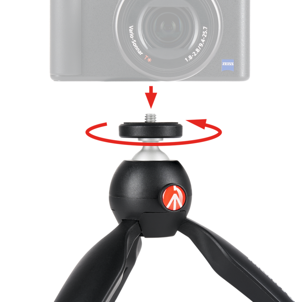 Manfrotto PIXI MINI MII namizno stojalo črn - MTPIXIMII-B