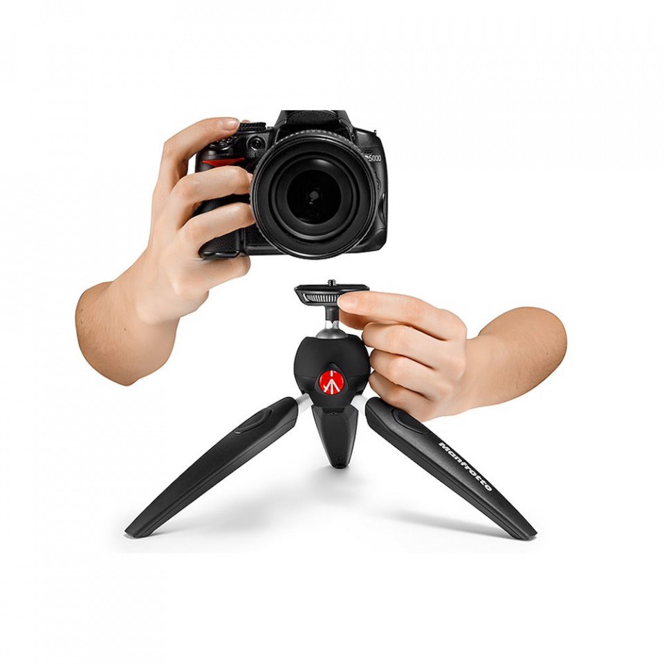 Manfrotto PIXI EVO 2 seg. mini namizno stojalo za fotoaparat črno - MTPIXIEVO-BK