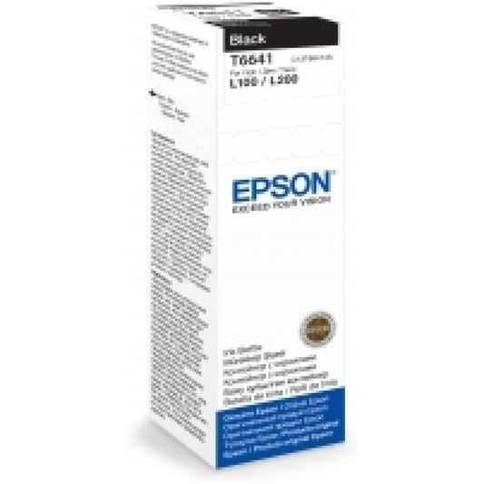 ČRNILO EPSON T 664 14 Črna STEKLENIČKA, 70 ML ZA L100,L200,L210,L300... (C13T66414A)