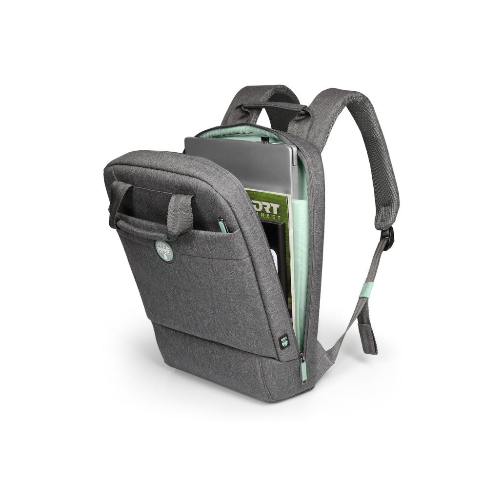 Nahrbtnik za notesnik 35,6 cm (13/14″) Port ECO Yosemite siv (400702)