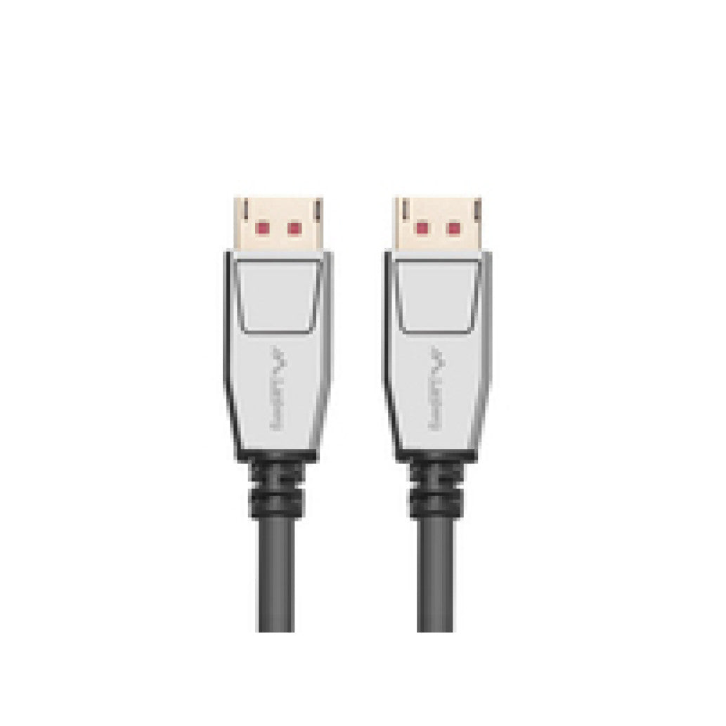 Kabel DisplayPort(m)=>DisplayPort(m) v1.4 0,50m 8K HDR 20pin črn Lanberg (CA-DPDP148K)