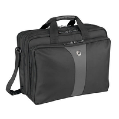 Torba za notesnik 43,9 cm (17,3″) Wenger Legacy Triple Gusset črno/siva (600655)