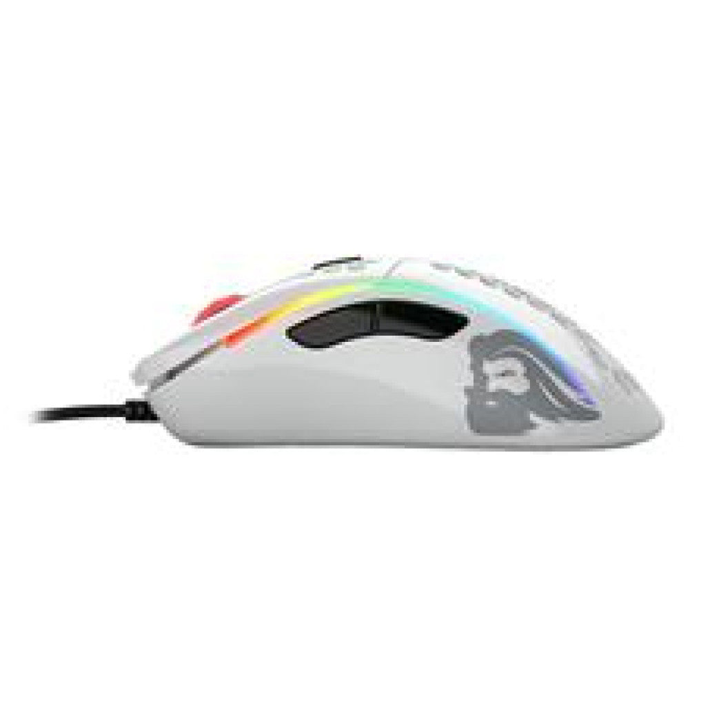 Gaming miška USB Glorious Model D M, bela (GD-GWHITE)