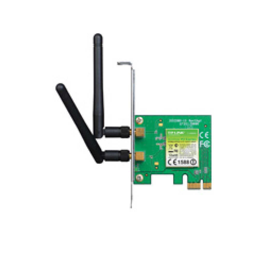 Brezžični mrežni adapter PCIe TP-Link WiFi4 802.11n 300Mbit/s 2x antena (TL-WN881ND)