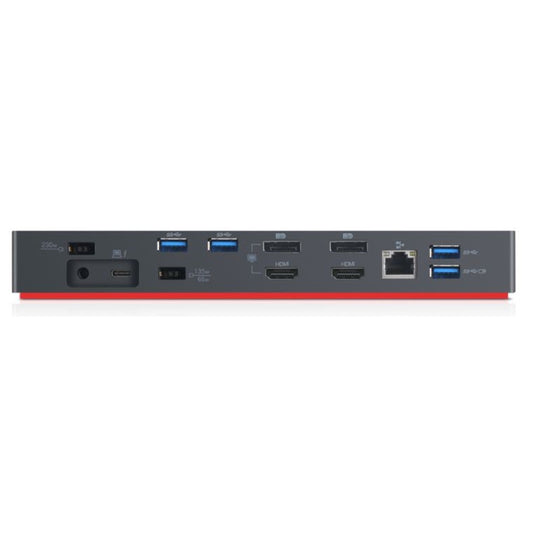 Priklopna postaja USB-C => Lenovo Thunderbolt 3 Gen2 EU 5x USB 3.1 1x USB-C 2xHDMI 2xDisplayPort LAN (40AN0135EU)