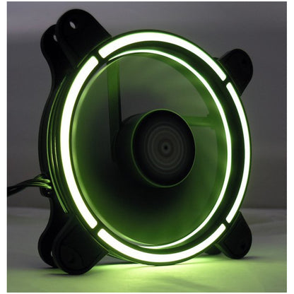 Ventilator LC Power LC-CF-RGB 120mm, črna RGB (2x ventilator, 1x RGB trak)